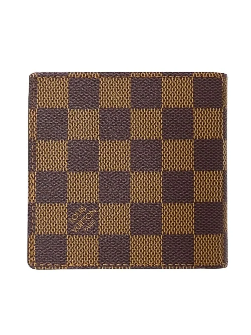 Louis Vuitton Wallet Damier Bifold Portefeuille Marco Brown